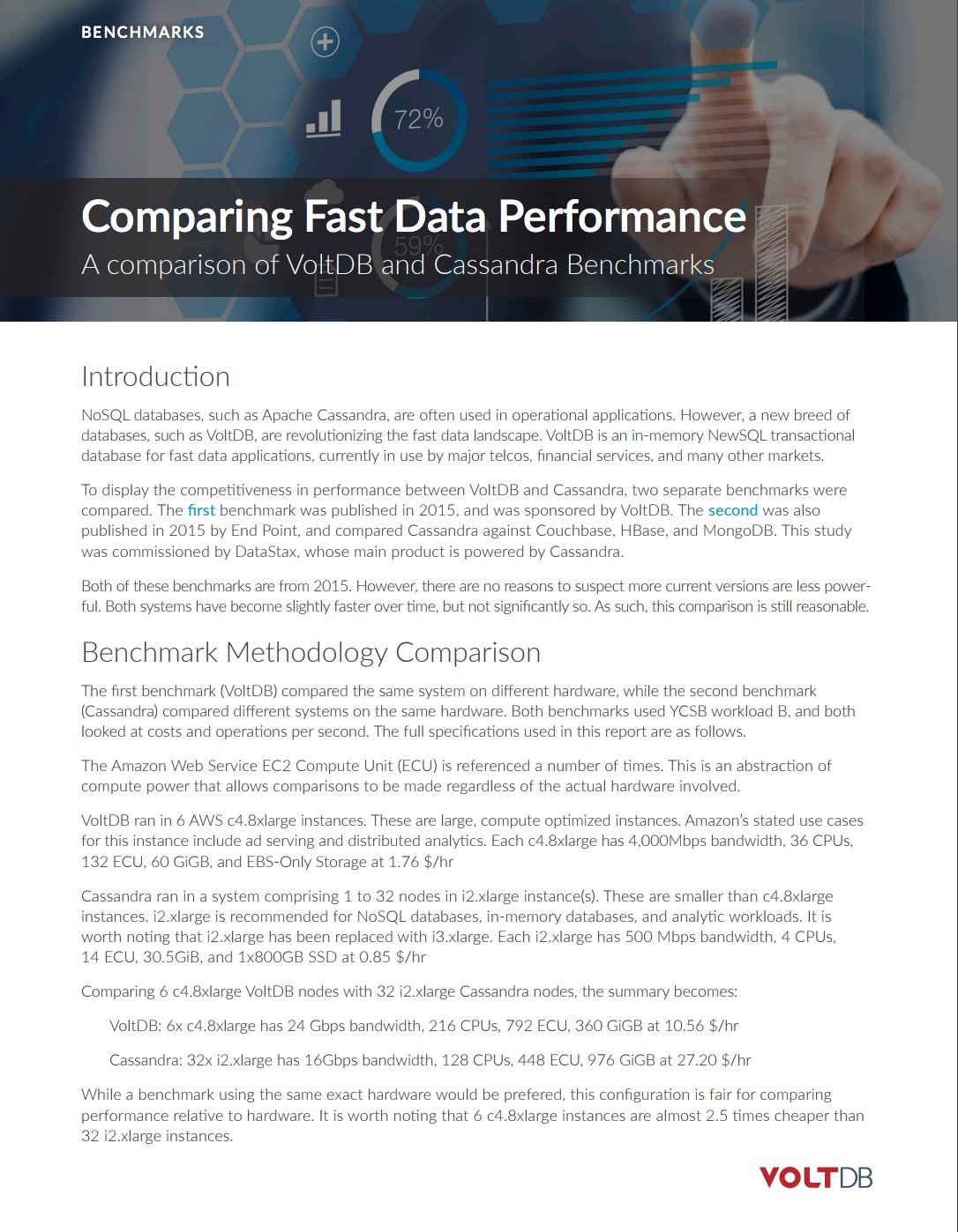 Volt Active Data Benchmark 2017